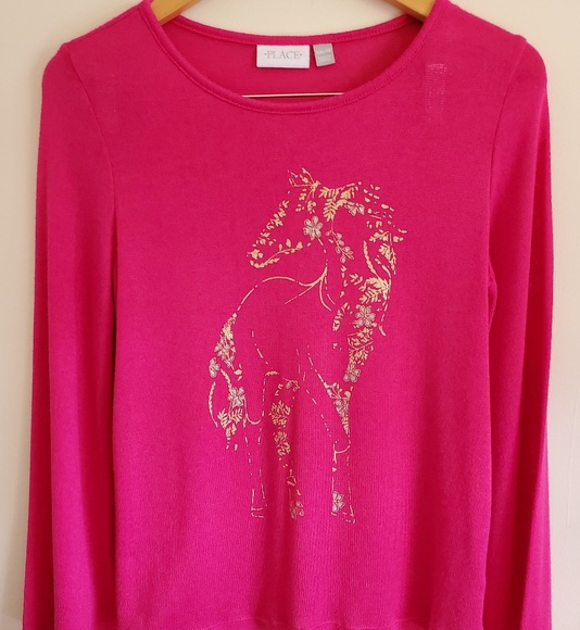 Place Other - Place girl's 💕glitter horse💕sweater. SizeXXL-16.